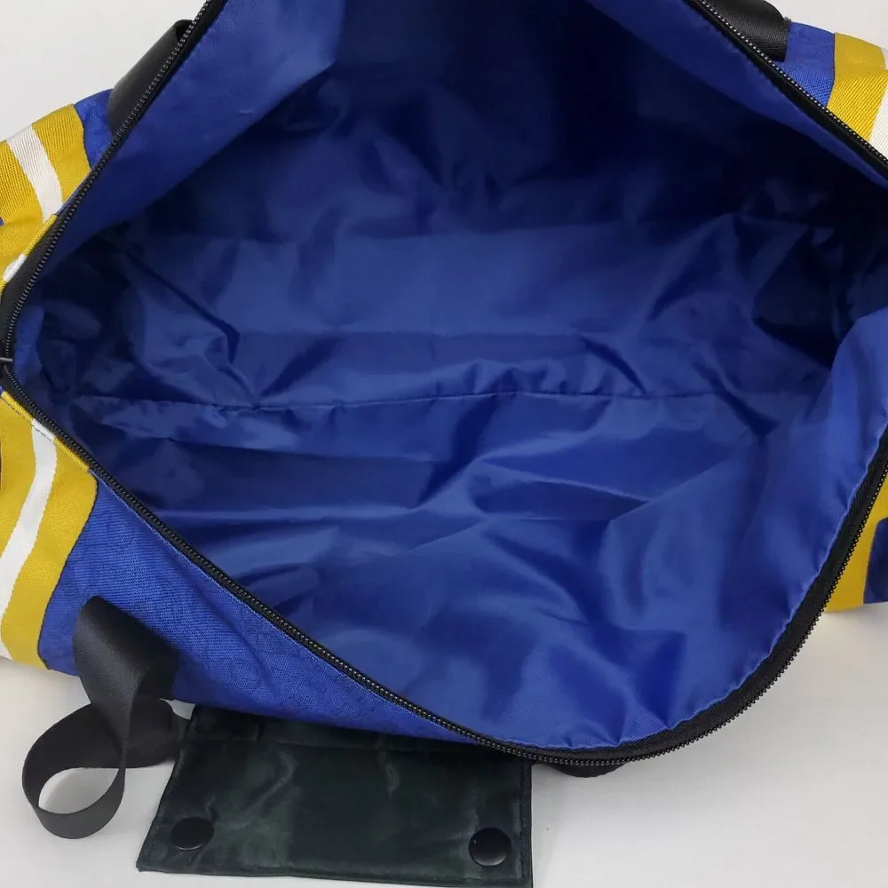 Denver Nuggets Mitchell &‎ Ness NBA Duffle Bag w/ Strap Blue Yellow Black New